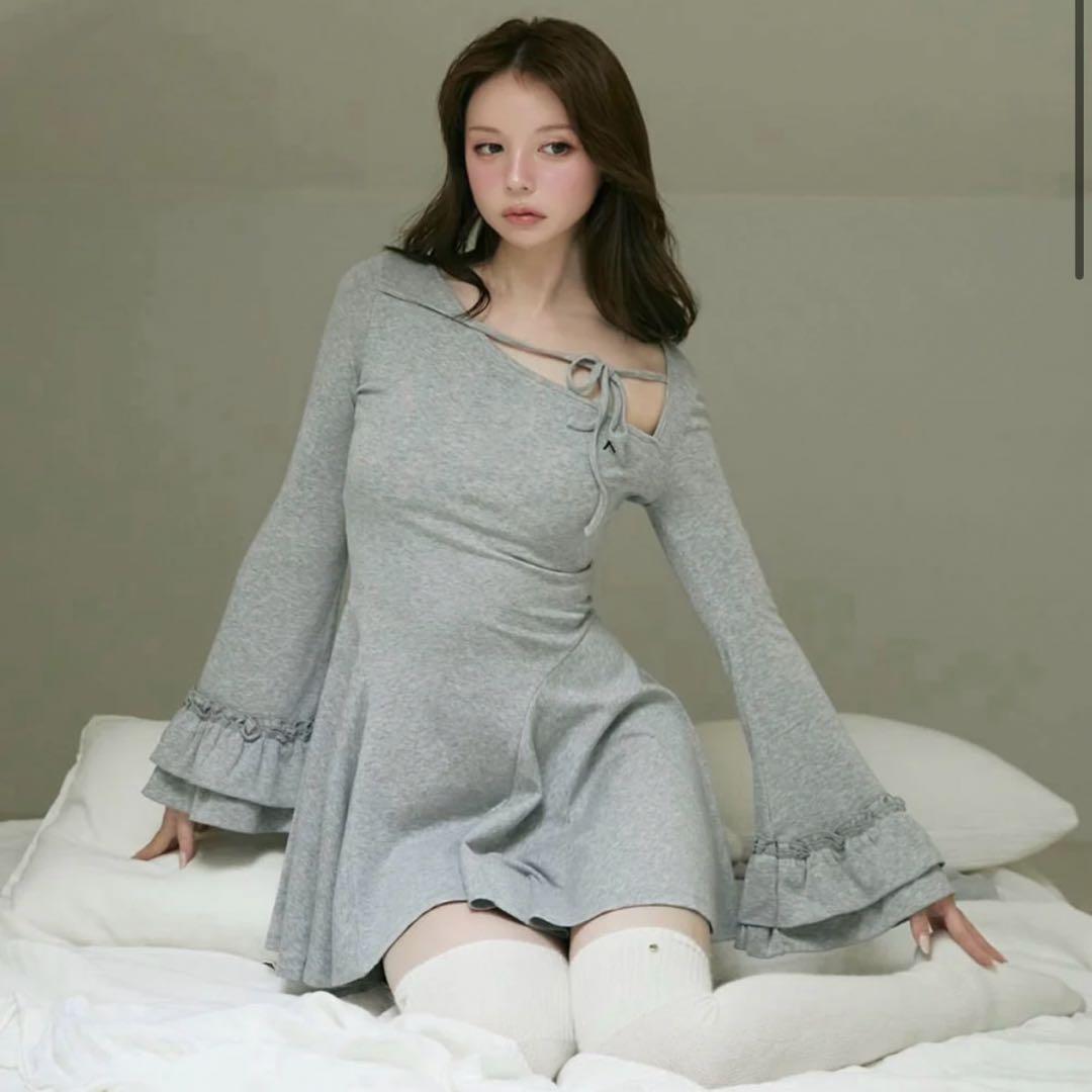 ワンピース andmary Nina flare mini dress