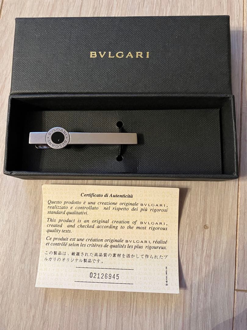 【kzm ozw 】BVLGARI ブルガリネクタイピン シルバー