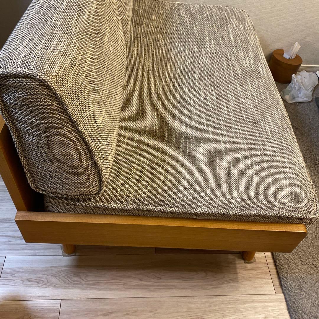 専用です　usa様　unico アルベロ　ベージュのファブリックソファ