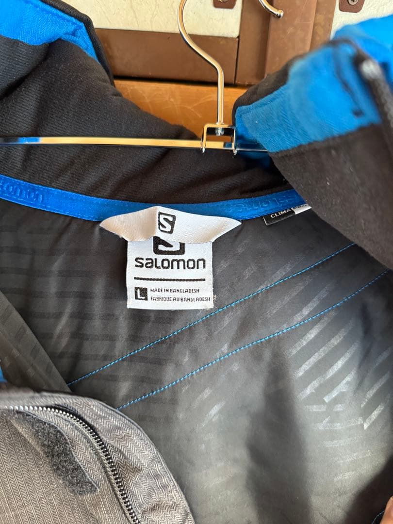 Salomon ダークグレー スキーウェア
