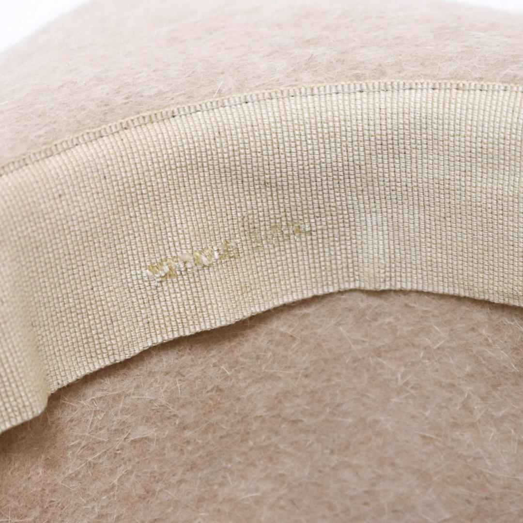HERMES エルメス ハット 58 フランス製 ウール100％ 1006
