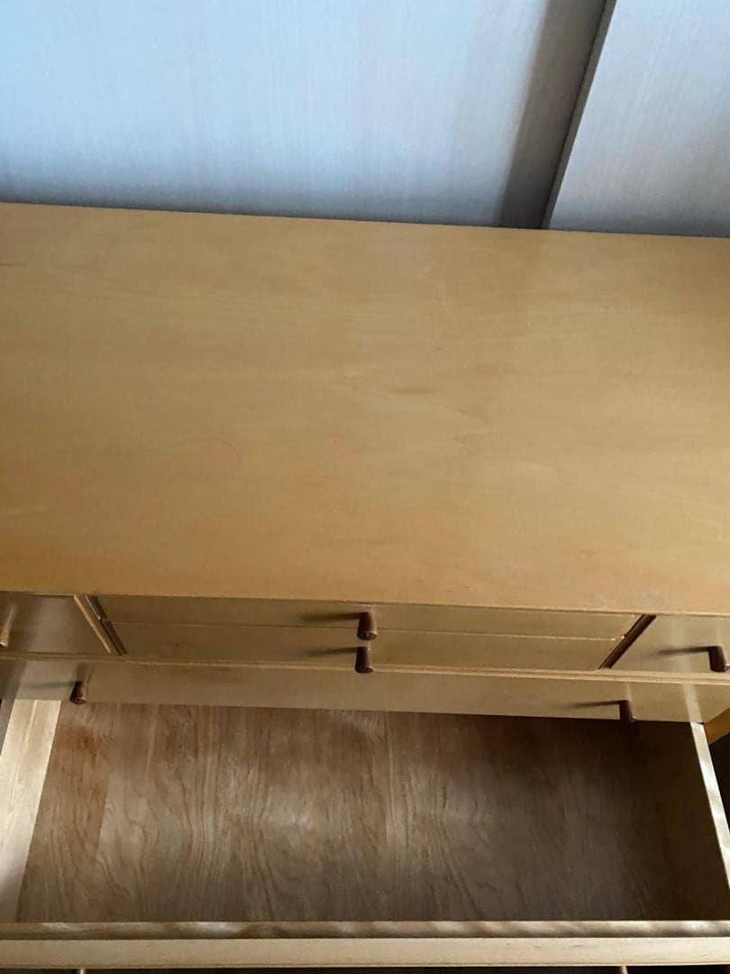 旭川家具メープル無垢材のチェスト