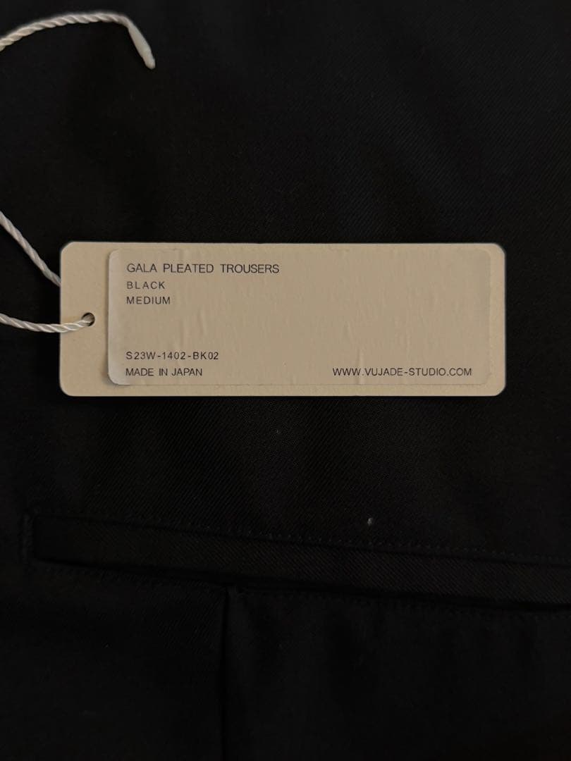 パンツ vujade 008 GALA pleated trousers