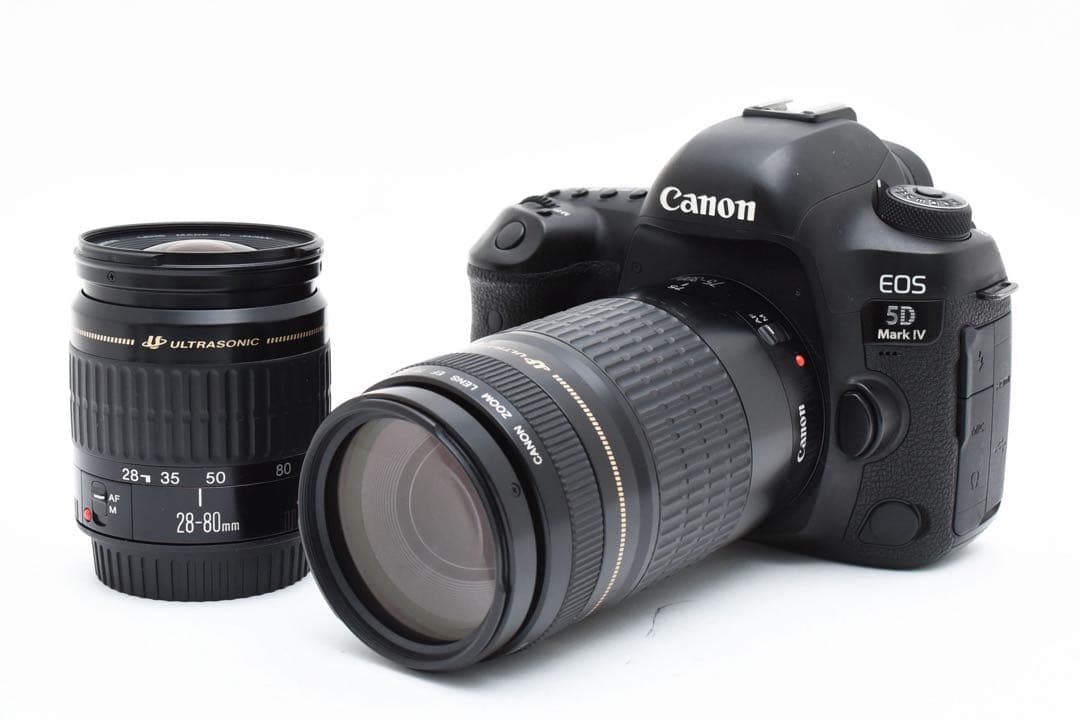 一眼レフカメラCanon EOS 5D Mark IV標準&望遠レンズセット☆