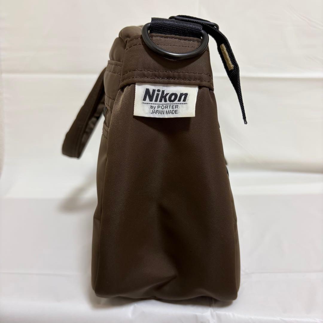 PORTER×Nikon 2wayカメラバッグ ブラウン　ショルダーバッグ　自立