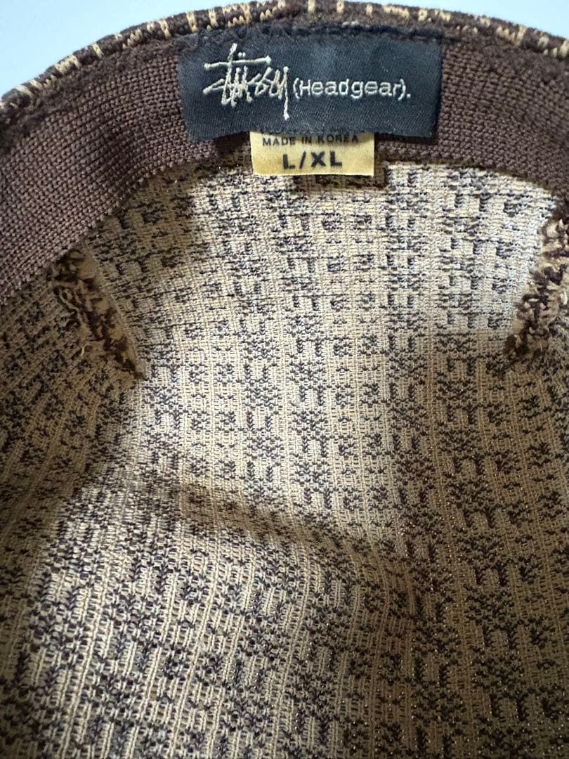 old stussy モノグラム ハンチング 90s