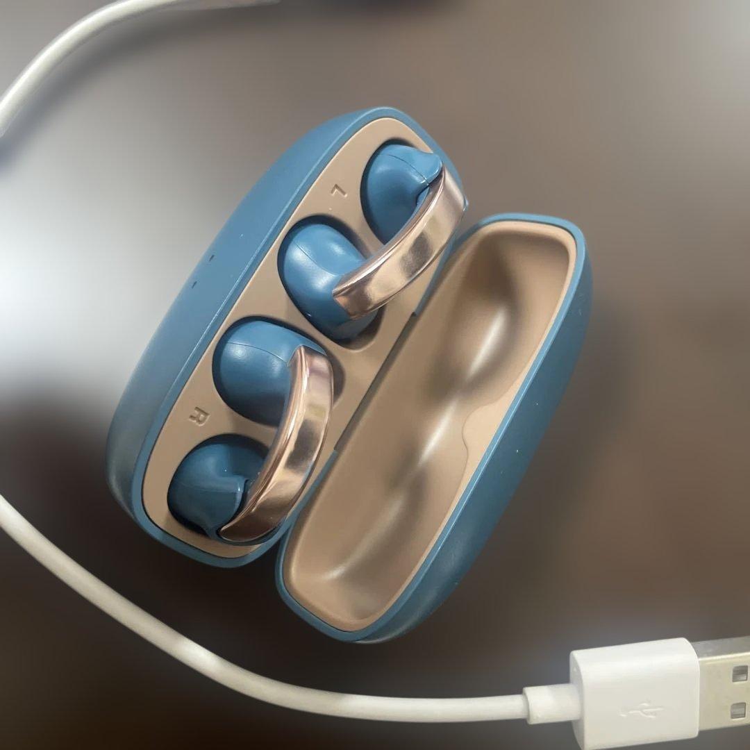 ひろ　victor ワイヤレスイヤホン HA-NP1T ティールブルー