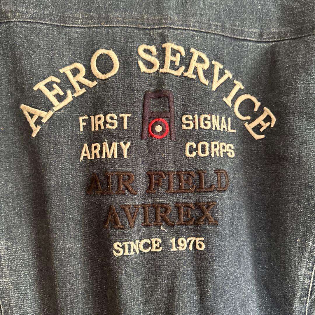 秀*隆様 AVIREX デニムオーバーオール　つなぎ　未使用