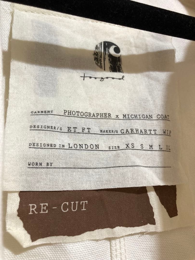 toogood×Carhartt WIPフォトグラファージャケット（着丈詰）