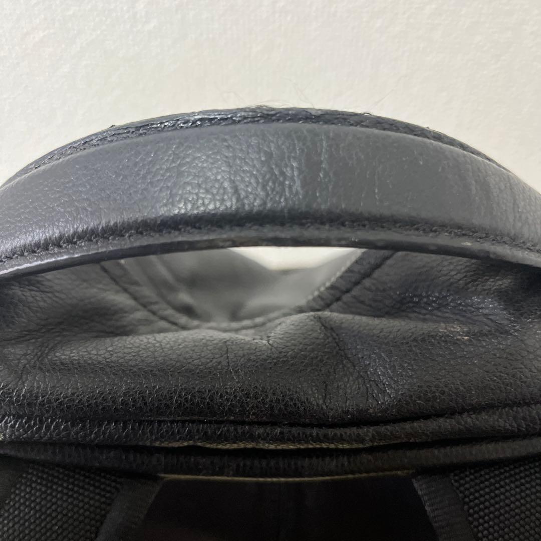 TUMI オールレザー　リュック　A4収納　希少サイズ