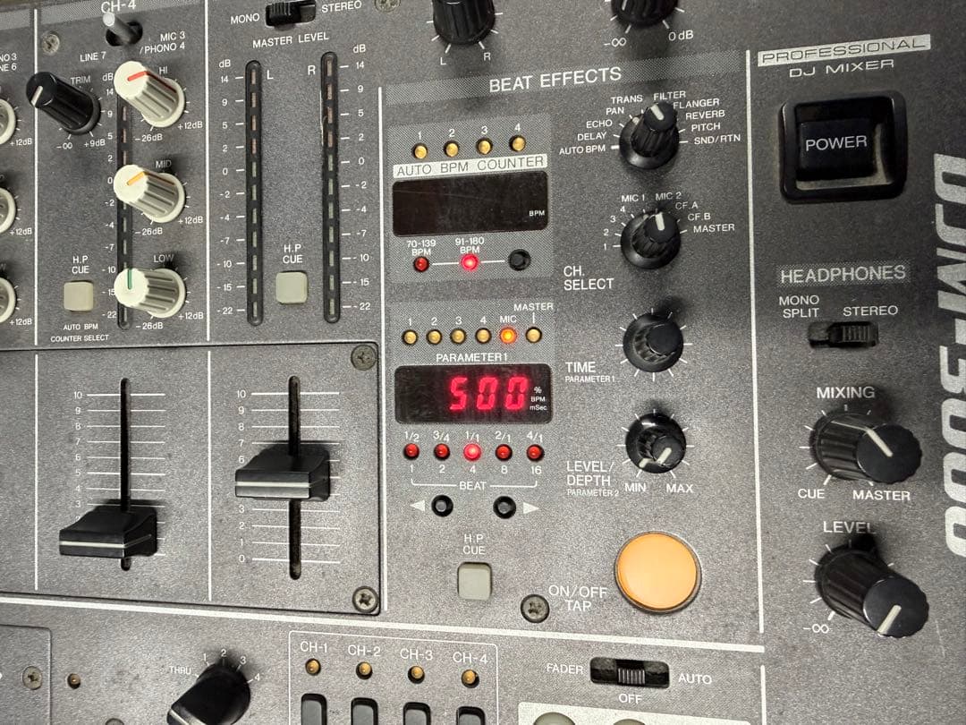 Pioneer DJM-3000 DJミキサー 通電確認のみ