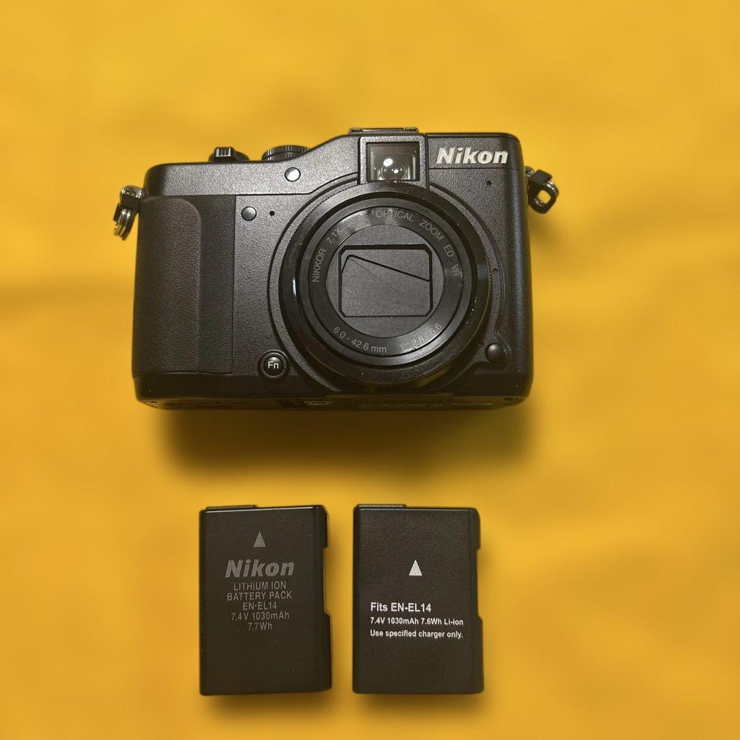 Nikon coolpix p7000バッテリー2個付き