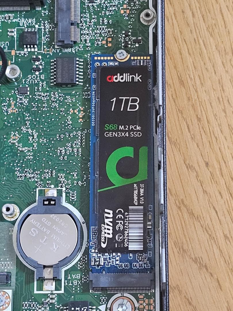 ミニPC HP EliteDesk 800 G4 DM 16GB/1TB NVMe