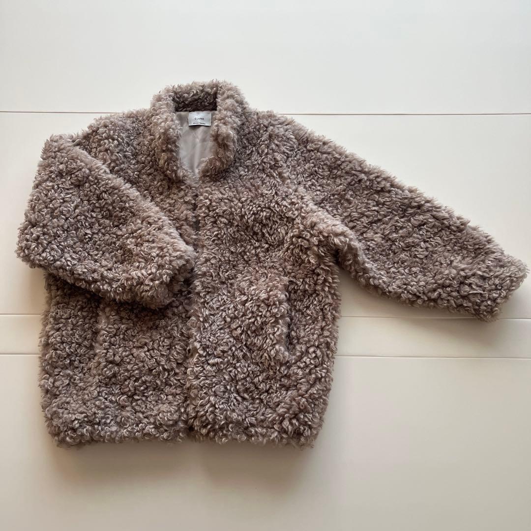 t*i様 【新年SALE‼️美品】CLANE クラネ カールファーショートコート