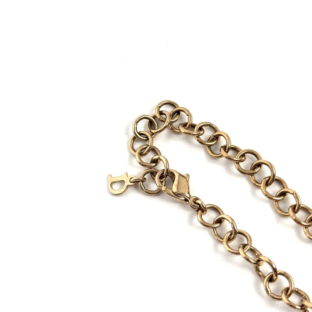 vintage クリスチャンディオール ハートロック＆鍵ネックレス