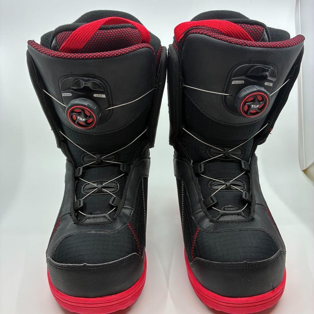 【美品】IGNIO スノーボード ブーツ BOA ダイヤル式 24cm ブラック