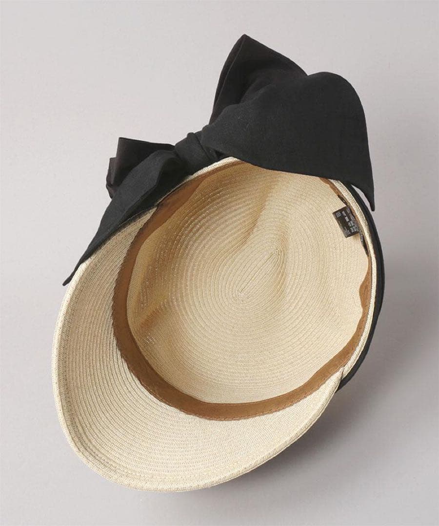 【新品未使用】ca4la☆風の方向PB☆ホワイト☆麦わら帽子