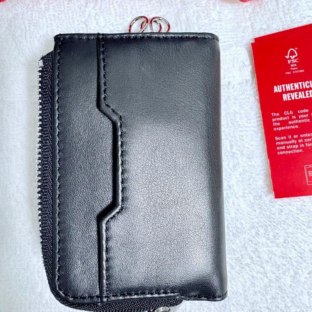 ディーゼル　X08429 小銭入付キーケース　黒