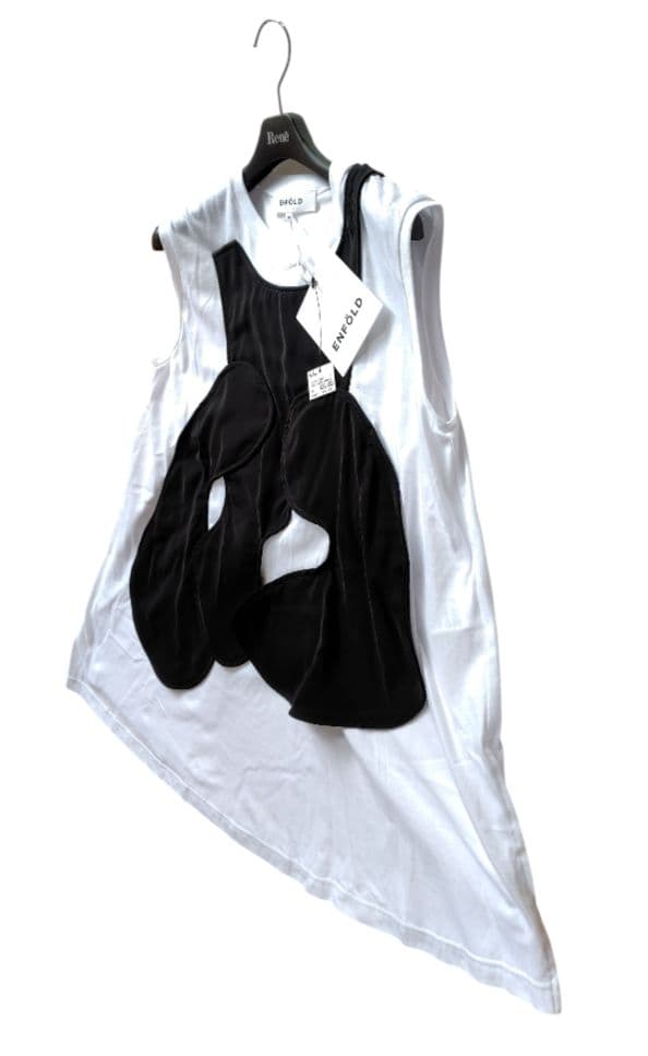 【ENFOLD】24商品新品CIRCLE DRAPE-VEST TANK-TOP