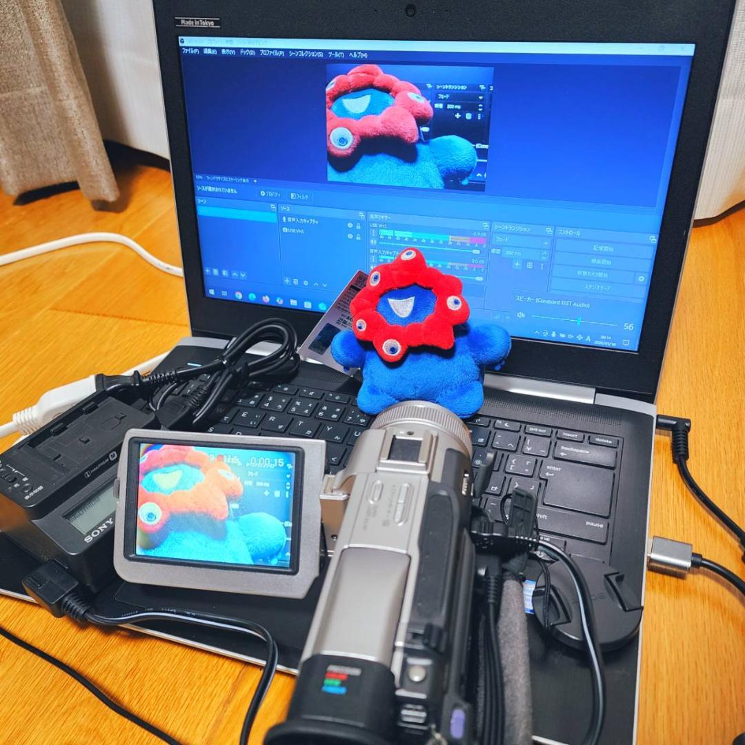 【動作確認済】高画質 SONY MiniDV ビデオカメラ DCR-TRV20