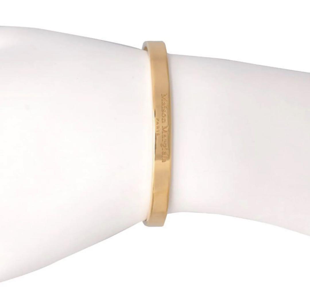 【新品・未使用】 Maison Margiela ゴールドバングル サイズ2
