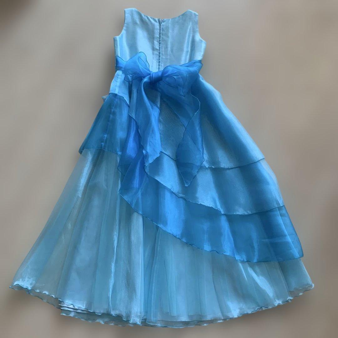 ゆめりすと　ドレス　水色　140