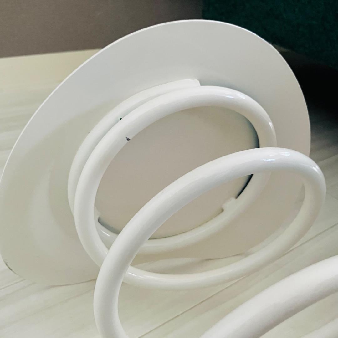 スプリングスツール サイドテーブル ホワイト ポストモダン