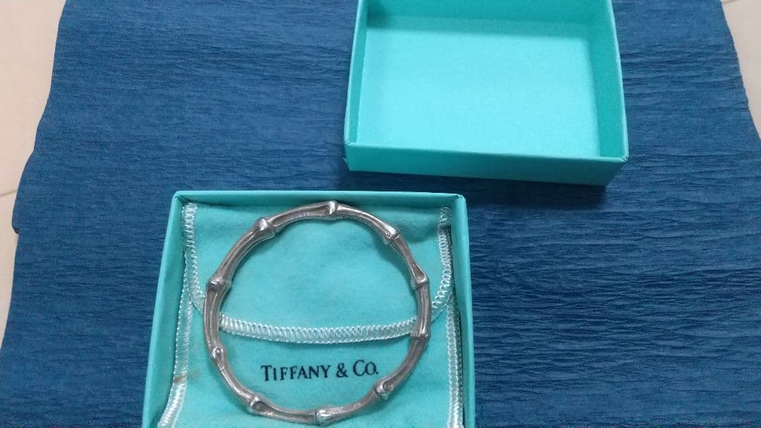 【美品】ティファニー Tiffany & Co. バンブーバングル