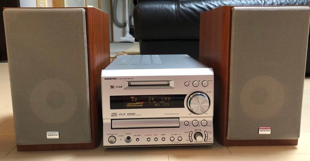 ONKYO FR -7GX CD/MDコンポ 高出力オーディオ