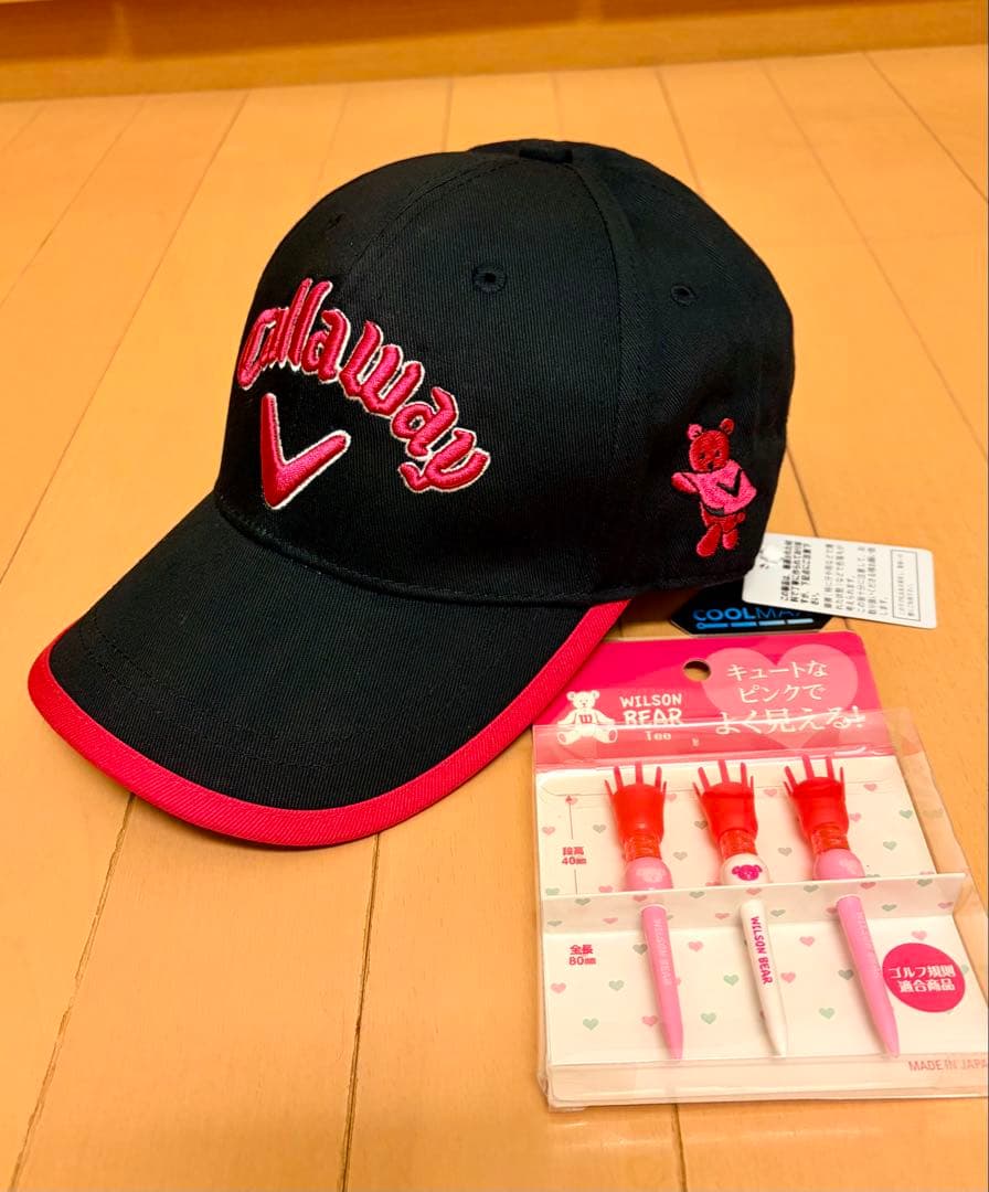 ❤️SHI❤️キャロウェイベアーニットセーター&キャップ＆ゴルフティーセット❤️