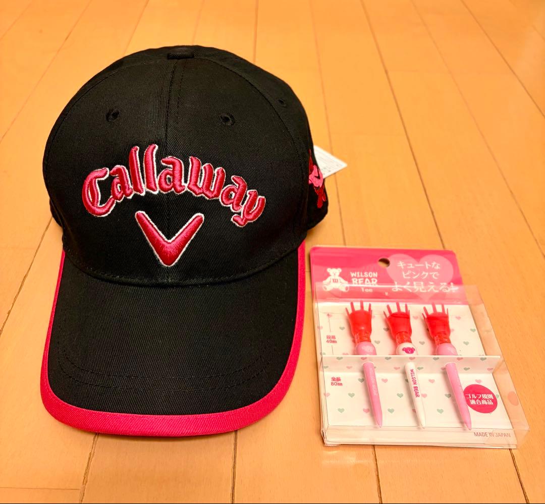 ❤️SHI❤️キャロウェイベアーニットセーター&キャップ＆ゴルフティーセット❤️