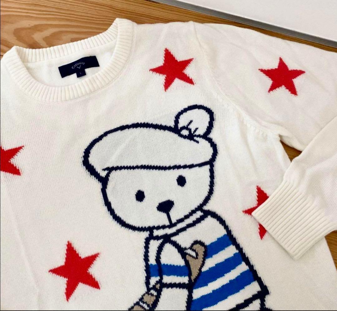 ❤️SHI❤️キャロウェイベアーニットセーター&キャップ＆ゴルフティーセット❤️