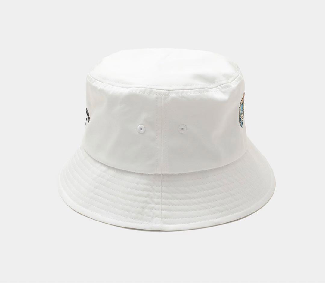 キャロウェイ ドラゴンボール ロゴ刺繍バケットハット（白）