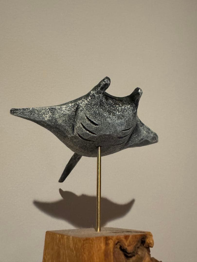 苔むす木工 kokemoku 木製台座付き 極美品