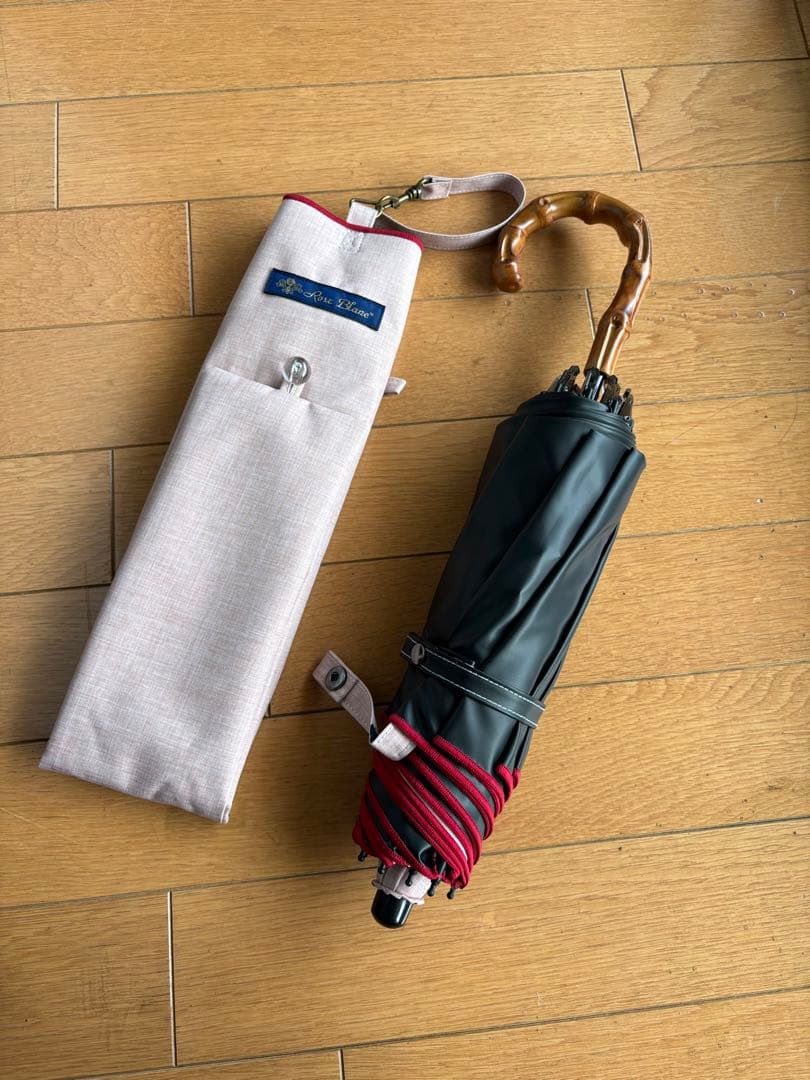 芦屋ロサブラン＊未使用　折りたたみ日傘