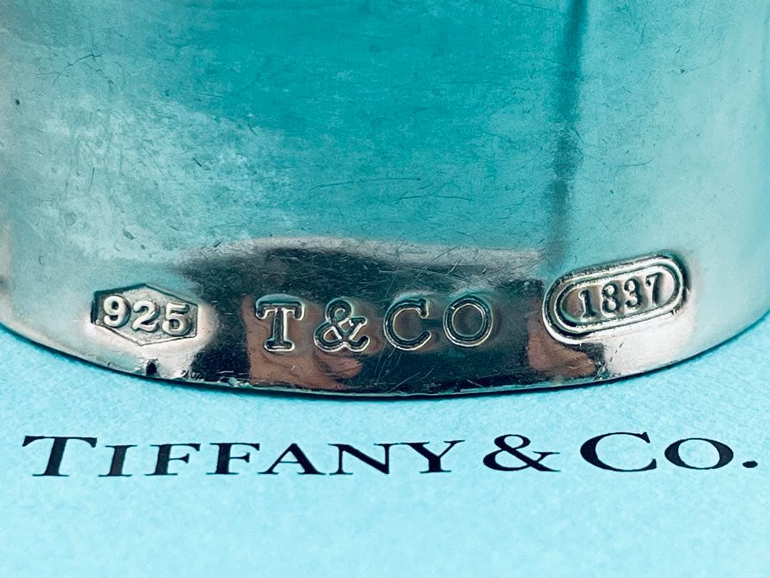 h896 ティファニー　1837 ワイド　カフ　バングル　シルバー　925