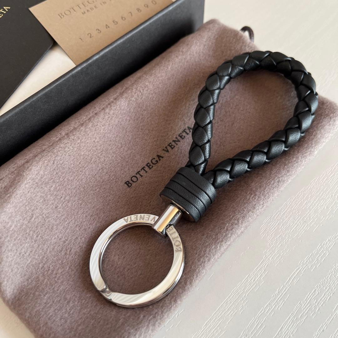 新品・未使用　Bottega Veneta レザーキーリング