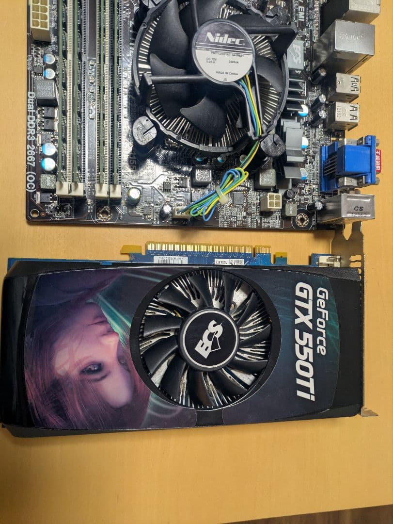 ECS Z77H2-A3 (V1.2) ＋GTX550ti＋i7　セット！