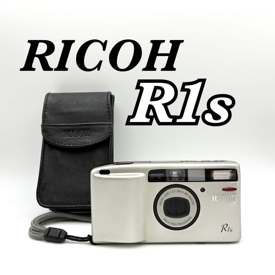 【動作品 美品】RICOH R1s フィルムカメラ ケース付き 一部ワケアリ