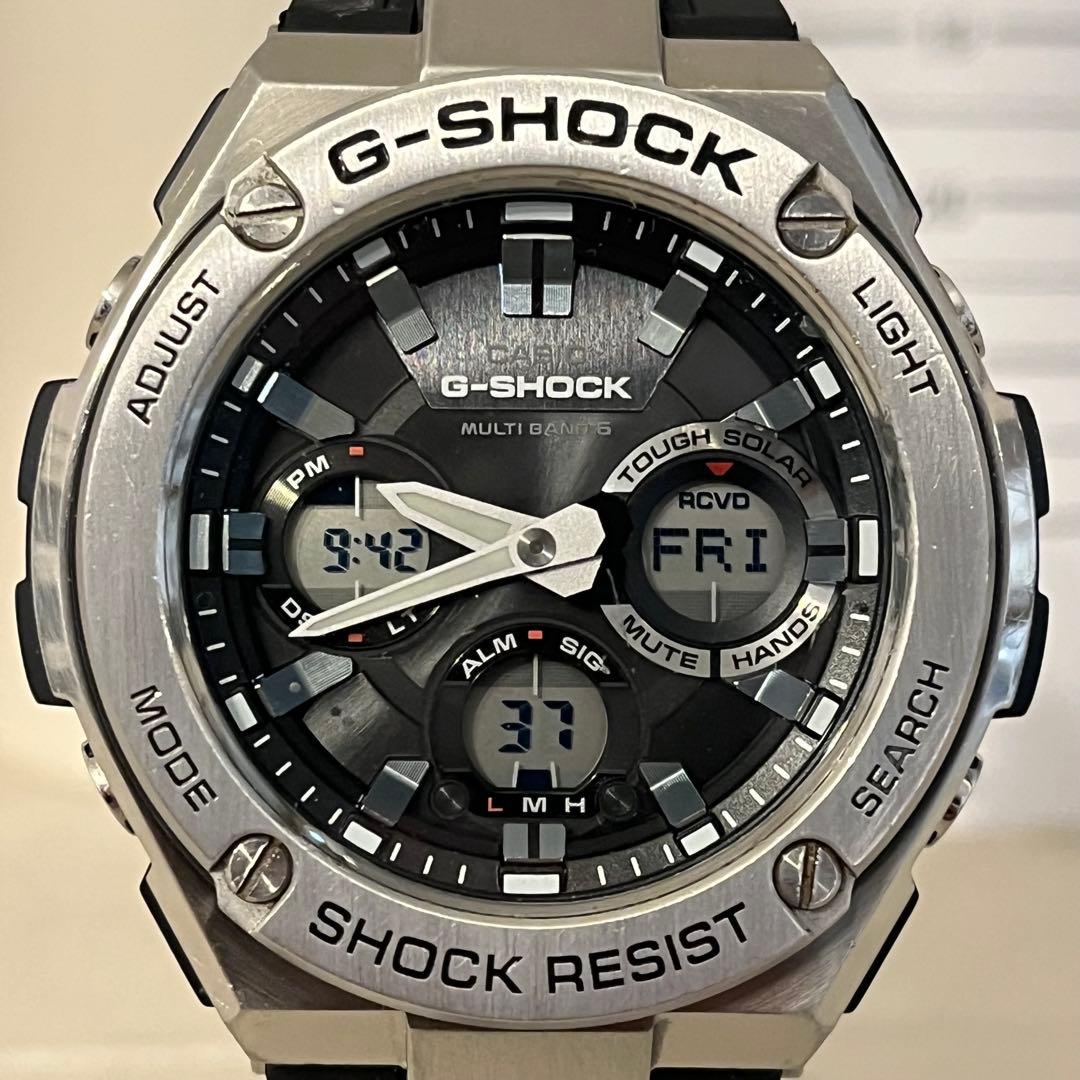 美品　G-SHOCK・G-STEEL・GST-W110-1AJF