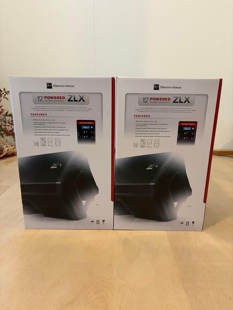 エナンEV ZLX-12Pパワードスピーカーペア、オヤイデ PA-02