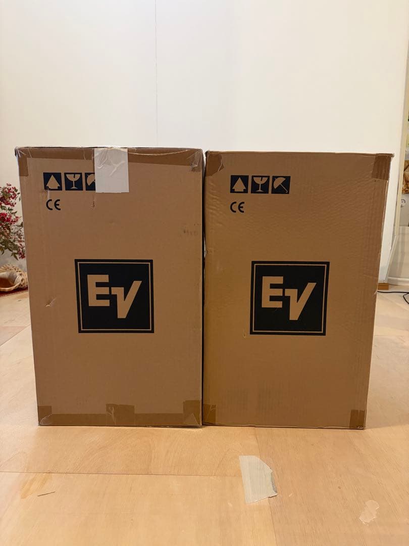 エナンEV ZLX-12Pパワードスピーカーペア、オヤイデ PA-02