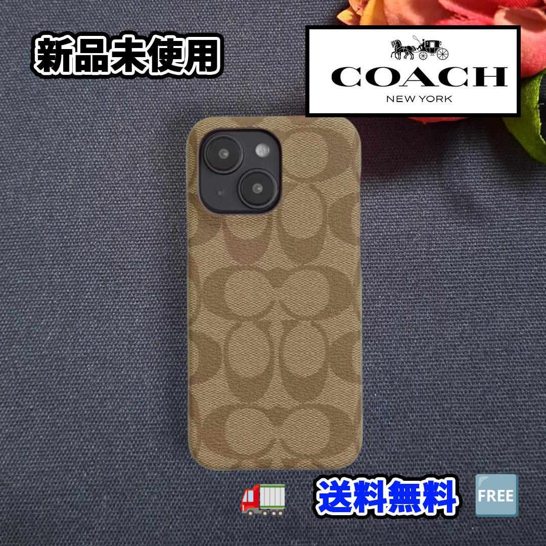 新品 コーチ COACH IPHONE 15 ケース・シグネチャー キャンバス