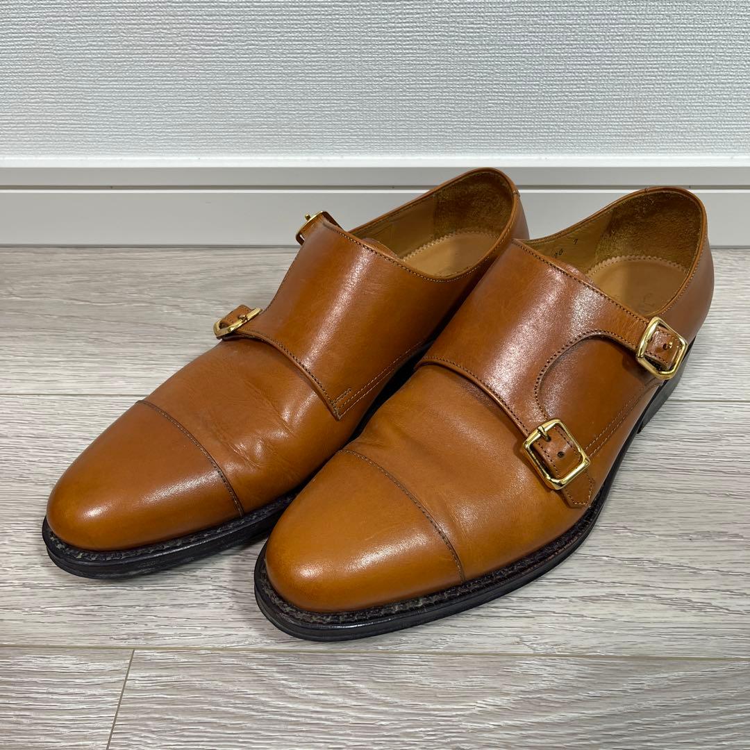 jalan sriwijaya ダブルモンクストラップシューズUK7