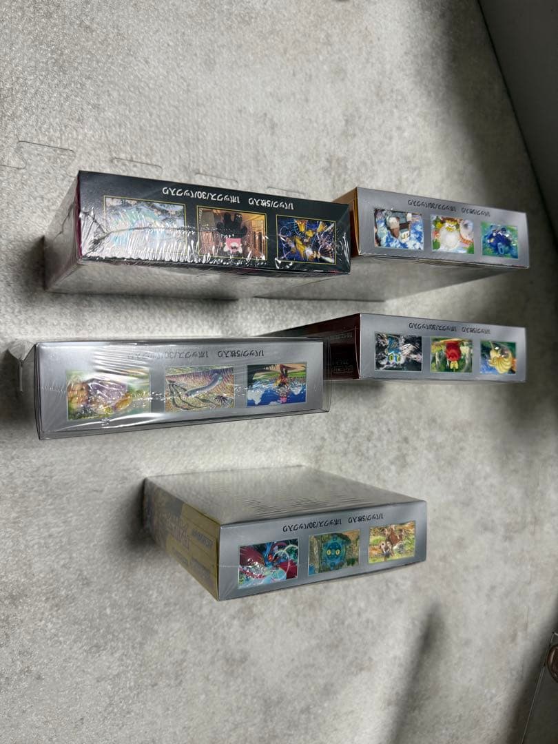 と*ん様 ポケモンカードBOXシュリンク付き　5箱　引退品