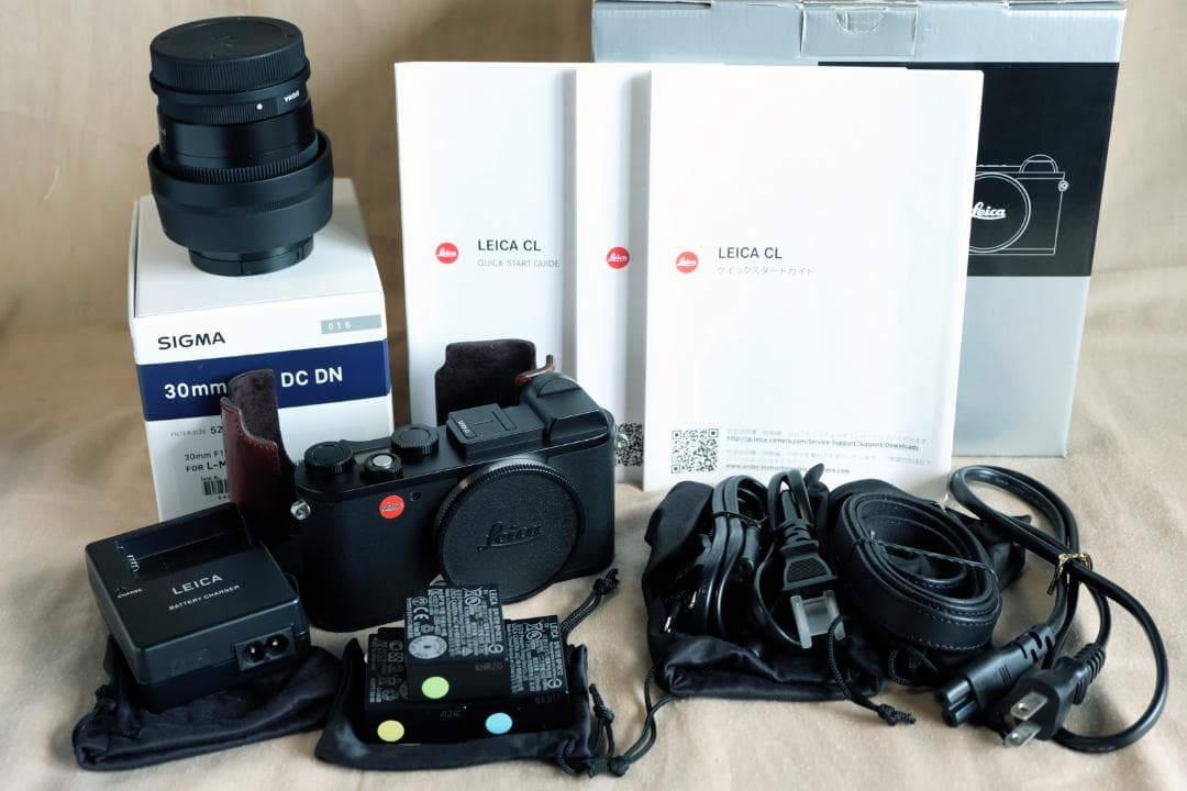美品 LEICA ライカ CL ブラックボディ・SIGMAレンズと他多数