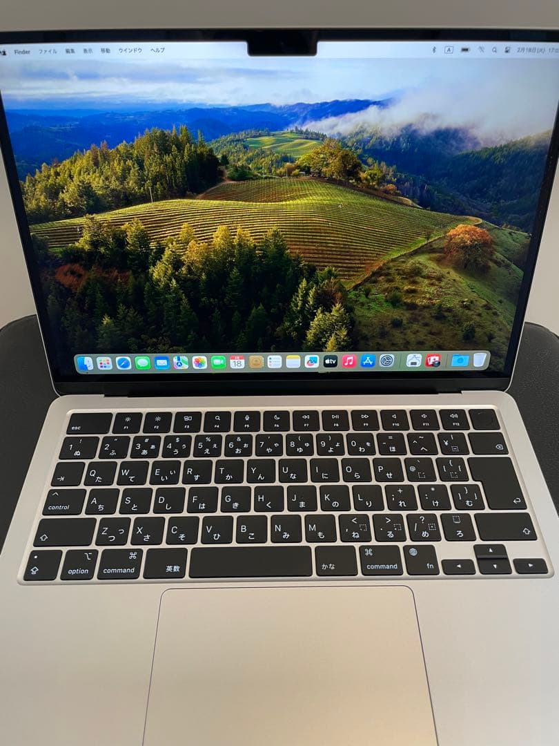 美品MacBookAirM2 2022メモリ8GB256GB MLXY3J/A