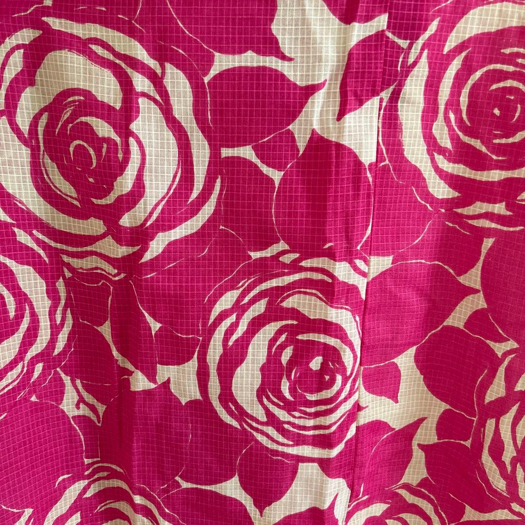 【ANNA SUI】 アナスイ 浴衣 ピンク オフホワイト 薔薇 バラ 花