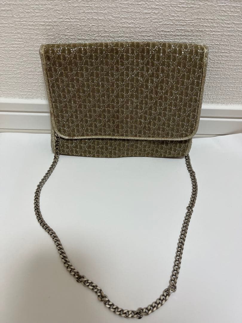 クリスチャンディオール　正規品　ヴィンテージ　チェーンバッグ