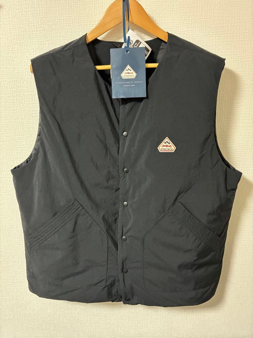 PYRENEX ピレネクス　ダウンベスト　黒　L レア！　オシャレ！　美品！